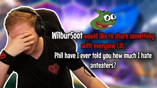 Wilbur explains his hatred for Anteaters whilst I play Rocket League...