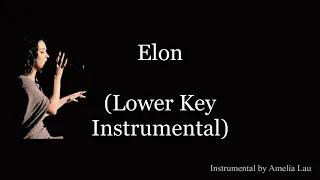 Faouzia - Elon (Lower Key -4 Piano Instrumental / Karaoke)