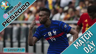 EURO 2020 MOTD | PES 2020 | France vs Belgium Quarter-Final | Episode 22