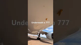 Underneath a 777! #aircraft #boeing #boeing777 #shorts #plane