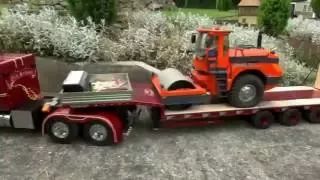 BIG RC truck ACTION! Scania, MAN and Mercedes-Benz working hard!