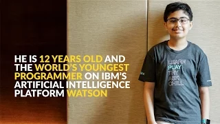 World's Youngest IBM Watson Programmer