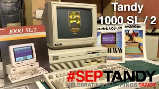 Tandy 1000 SL/2 overview Part 1 - #SepTandy