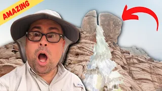 Amazing split rock that Moses struck discovered in Arabia?!