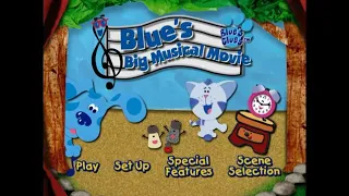 Blue's Clues: Blue's Big Musical Movie 2000 DVD Menu Walkthrough