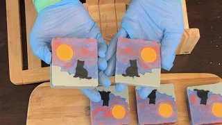 Making “Cat on a Tin Roof” Soap