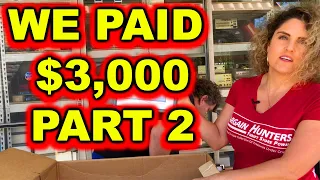 PART 2 PAID $3000 FOR THIS ABANDONED STORAGE WARS AUCTION BIG PROFITS