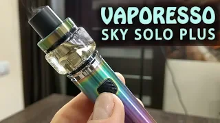 Vaporesso SKY SOLO Plus.  Распаковка и обзор.  Реально понравился!