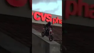 kid jumps off store