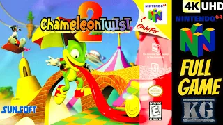 Chameleon Twist 2 | N64 | 4K60ᶠᵖˢ UHD🔴| 100% Longplay Walkthrough Playthrough FULL GAME