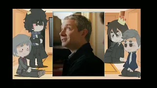 BBC Sherlock characters react to Johnlock | Part Two | Sorry for the wait !