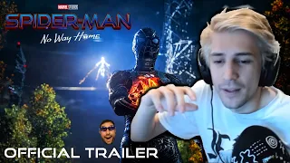 xQc Reacts to SPIDER-MAN: NO WAY HOME Trailer