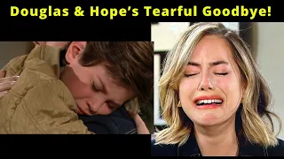 Douglas confronts Hope! Hope breaks down! #boldandbeautiful