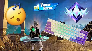 High Elimination Solo Ranked Fortnite - Chill Custom Keyboard ASMR