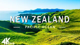 FLYING OVER NEW ZEALAND (4K UHD) - Relaxing Music Along With Beautiful Nature Videos - 4K Video