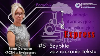 TIK Express - #5 Szybkie zaznaczanie tekstu