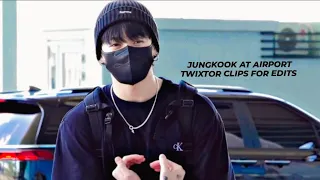 Jungkook at airport  twixtor clips for edits #bts #clips #twixtor