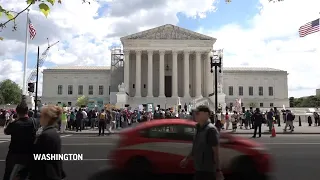 Dueling protests outside U.S. Supreme Court, which was considering emergency abortion issue