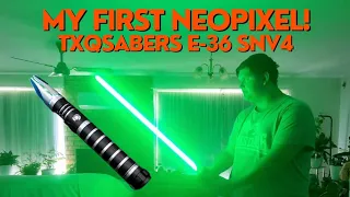 NEOPIXEL IS AMAZING! | TXQSabers SNV4 Review