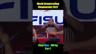 Final Men  100 kg World Armwrestling Championship