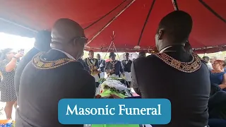 Shocking  Masonic funeral 🫨