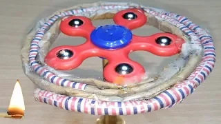 EXPERIMENT FIDGET SPINNER vs CHAKRI FIRE CRACKER AMAZING RESULT