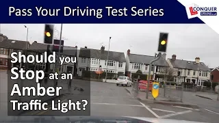 Should you Stop at Amber? Pass your Driving Test Series