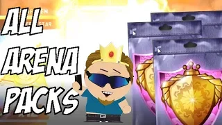 Opening ALL Arena Packs! Guaranteed Legendary! - South Park Phone Destroyer