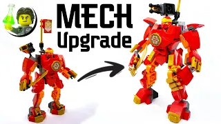 LEGO NINJAGO Kai's EVO Fire Mech Upgrade from 71767 Ninja Dojo Temple