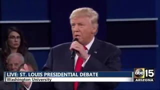 Presidential Debate - Extreme vetting immigration - Hillary Clinton vs. Donald Trump