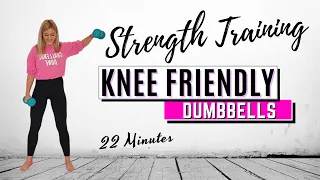 🔥KNEE FRIENDLY STRENGTH TRAINING🔥DUMBBELL TONING WORKOUT🔥ALL STANDING🔥NO JUMPING🔥NO REPEAT🔥