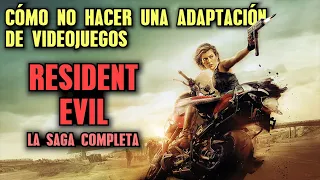 Los SINSENTIDOS de la saga RESIDENT EVIL (Películas) - Cómo no adaptar videojuegos - Análisis -