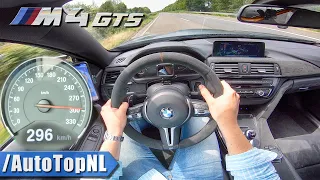 BMW M4 GTS F82 500HP 296km/h AUTOBAHN POV (NO SPEED LIMIT) by AutoTopNL