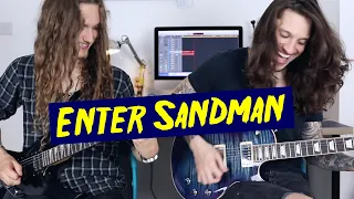 METALLICA ENTER SANDMAN - Dual Guitar Cover