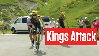 Jonas Vingegaard And Tadej Pogacar ATTACK Tour de France 2023 Stage 6 On Tourmalet
