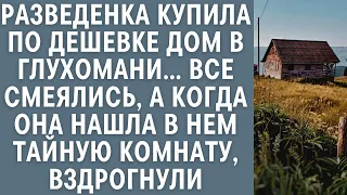 Разведенка купила по дешевке дом в глухомани… Все смеялись, а едва она нашла в нем тайную комнату…