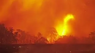 Bushfires raging in Australia