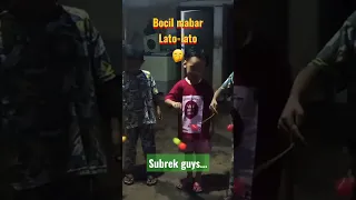 bocil Mabar lato lato || funny kids