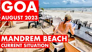 Mandrem Beach - August 2023 | Arambol Beach | North Goa's Cheapest Shacks | Goa Vlog | Russian Beach