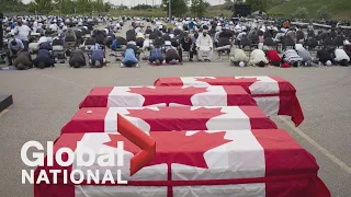 Global National: June 12, 2021 | Funeral service held for Canadian family killed in attack