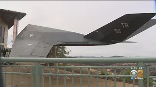 First Operational F-117 Nighthawk Stealth Fighter On Display At Reagan Presidential Library