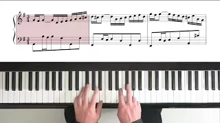 Bach Goldberg Variations “Variation 1” with Score - P. Barton FEURICH piano