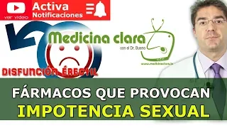 Medicinas que provocan impotencia (disfunción eréctil) | Medicina Clara