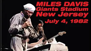 Mlies Davis- Giants Stadium, East Rutherford NJ July 4, 1982