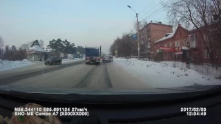 ДТП в Канске на 4-ой площадке 03.02.2017