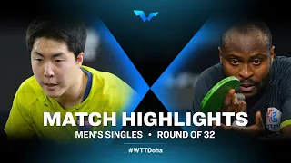 Lim Jonghoon vs Quadri Aruna | MS | WTT Contender Doha 2022 (R32)