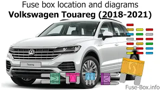 Fuse box location and diagrams: Volkswagen Touareg (2018-2021)