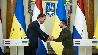 ⚡️Спільна прес-конференція Володимира Зеленського,  Марка Рютте та Александера Де Кроо | Еспресо