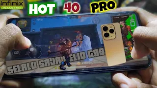 Infinix Hot 40 Pro Ram 8GB Game Test Free Fire Max || Handcam || Helio G99 (6nm) || Li-Po 5000 mAh