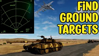 Use the RADAR to find GROUND Targets | DCS World